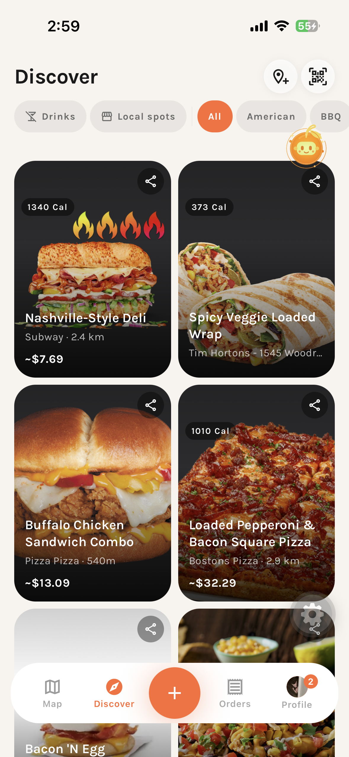 Plaum feed and map discovery experience